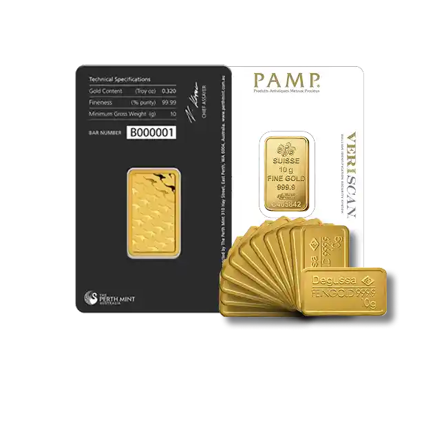 10 gram gold bar back