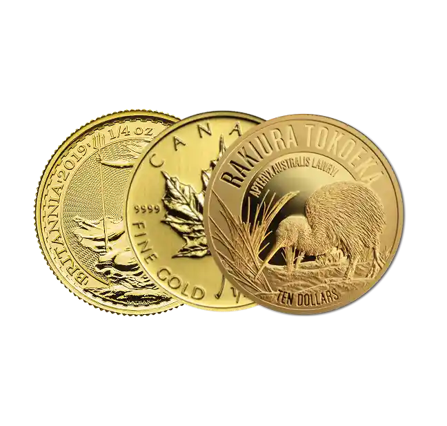 1/4 oz Gold front