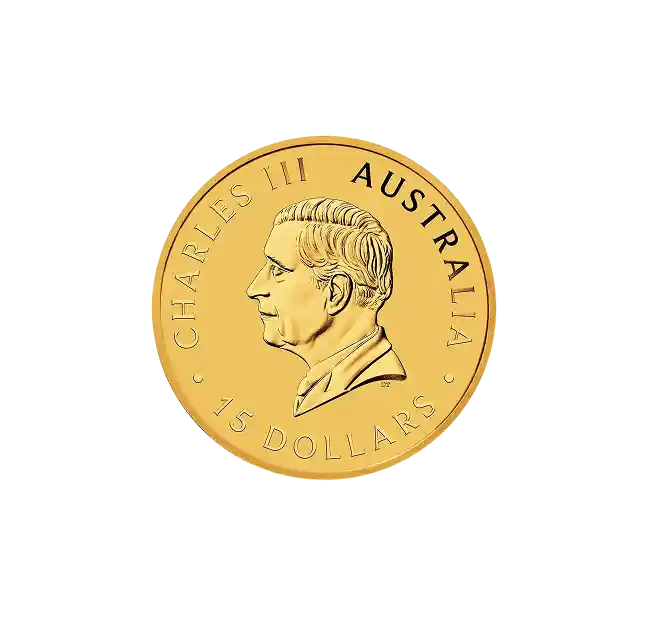 Australian Kangaroo 1/10 oz Gold Coin 2025 back