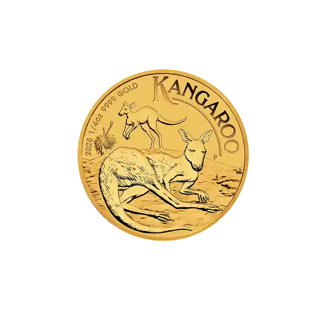 Australian Kangaroo 1/4oz Gold Coin 2025 ft