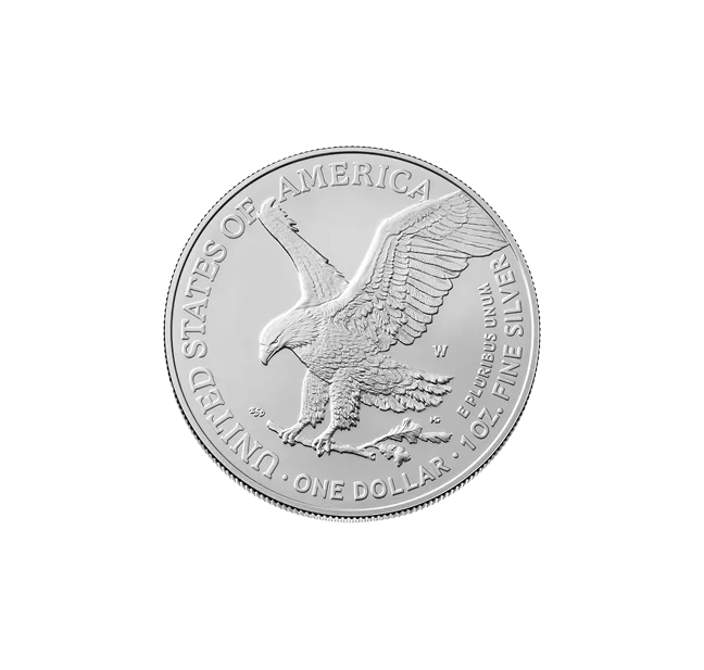 American Eagle 1 oz Silver Coin 2025 front