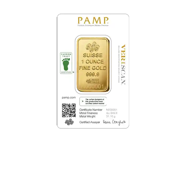 PAMP Fortuna 1oz Gold Bar