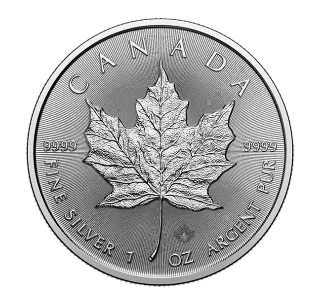 Canadian Maple Leaf 1oz Silver Coin 2025 main