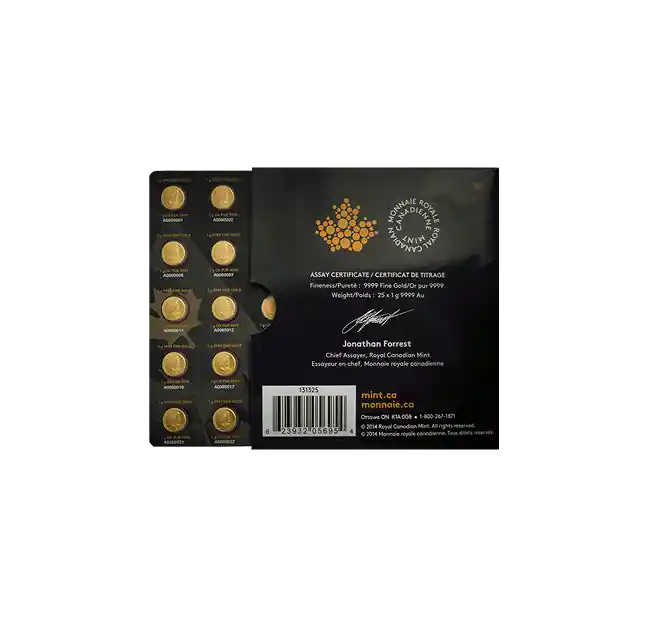25g MapleGram (1g x 25) back