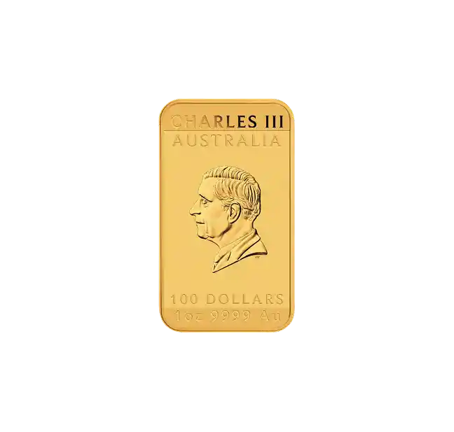 Perth Mint Dragon 1oz Gold Rectanglar Coin 2025 bk