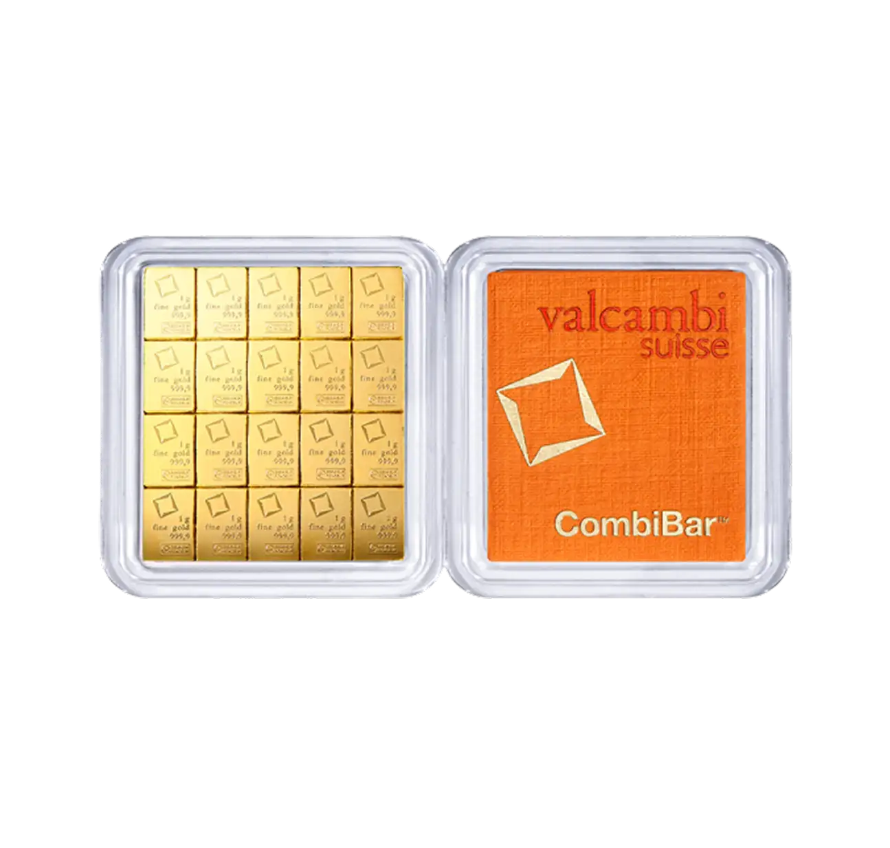 Valcambi Suisse 1oz Gold Combi Minted Bar M