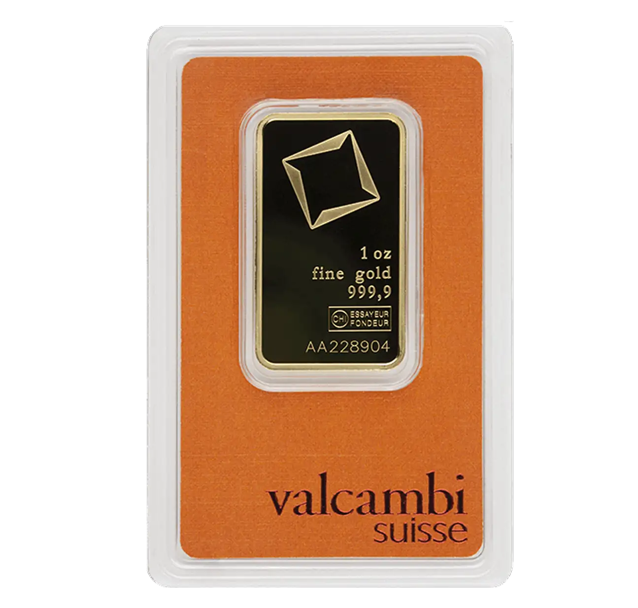 alcambi Suisse 1oz Gold Minted Bar M