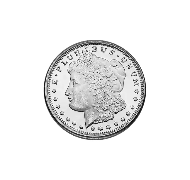 Morgan 1/4oz Silver Round back