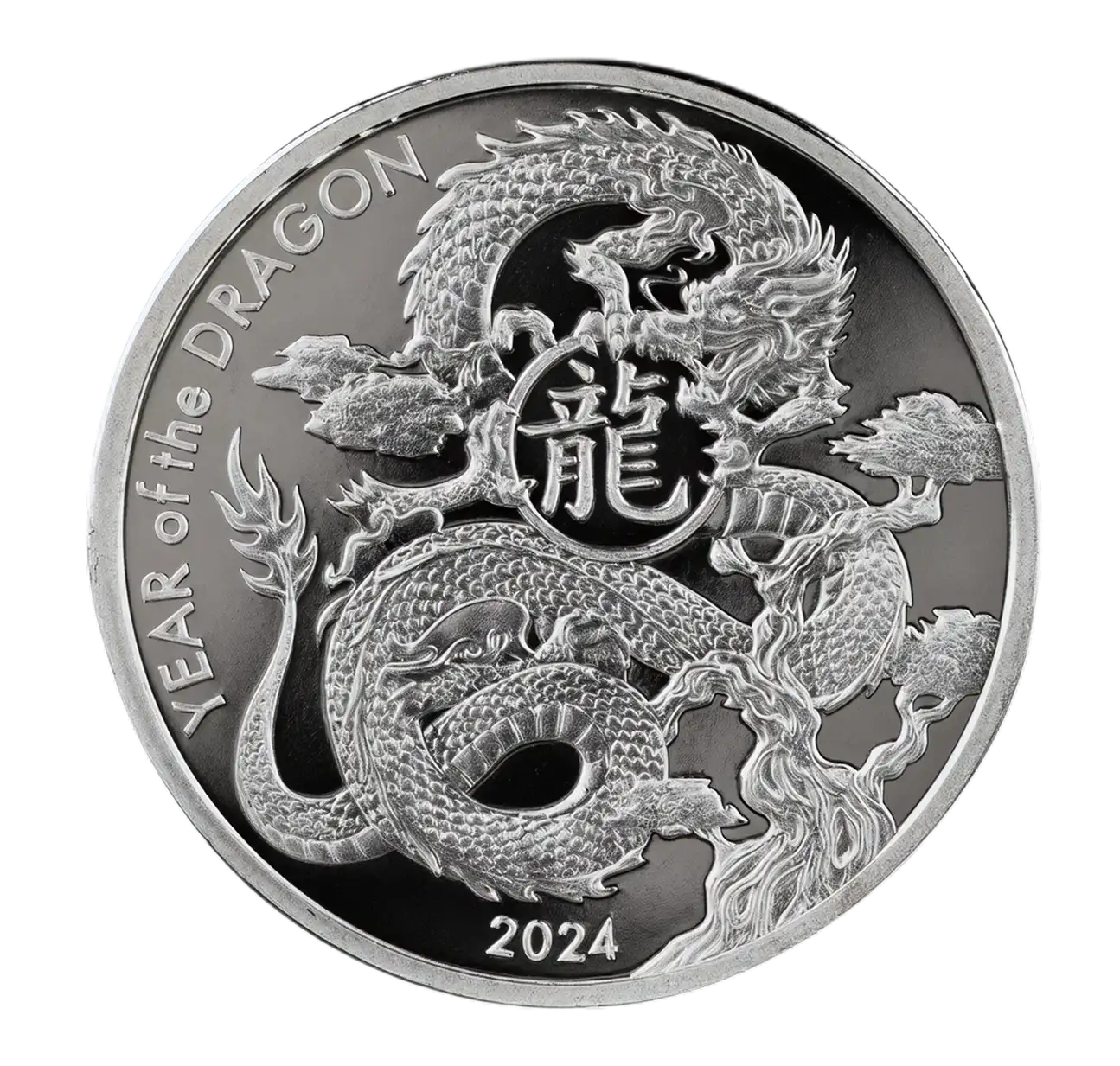 Asahi Lunar Dragon 1 oz Silver Round 2024 main