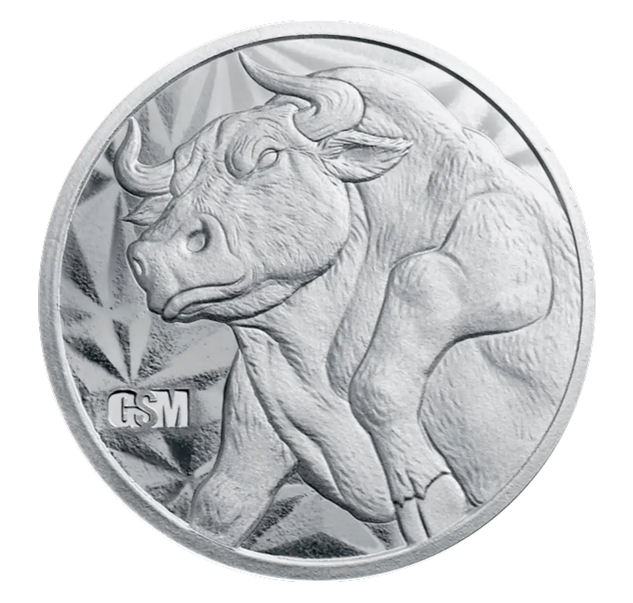 Bull and Bear 1oz Silver Round M