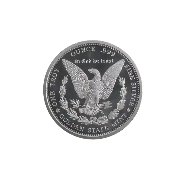 Morgan 1oz Silver Round front