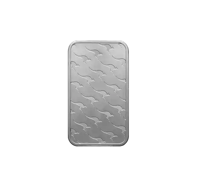 Australian Kangaroo 1 oz Silver Bar bk