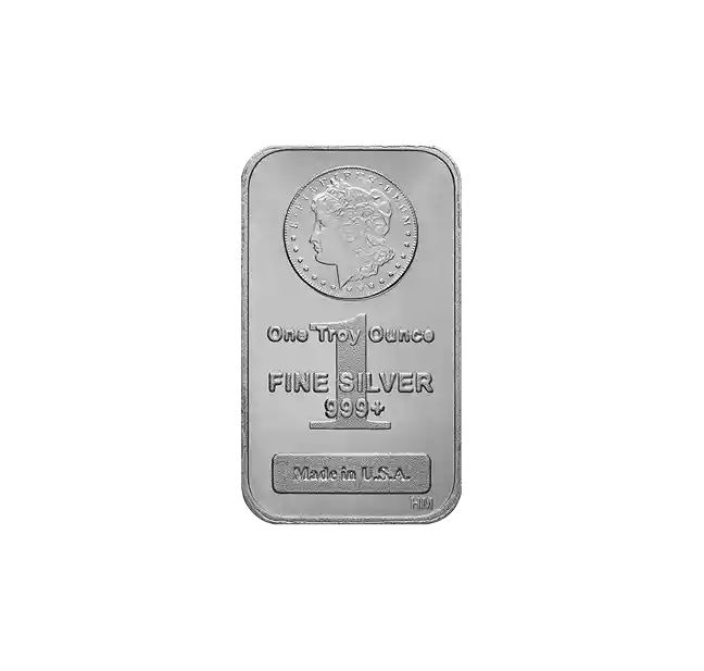 Morgan 1oz Silver Bar front