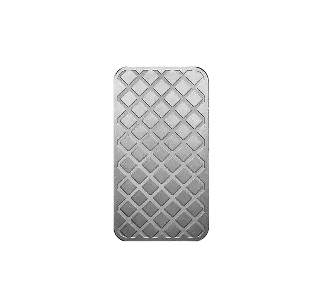 Morgan 5oz Silver Bar back