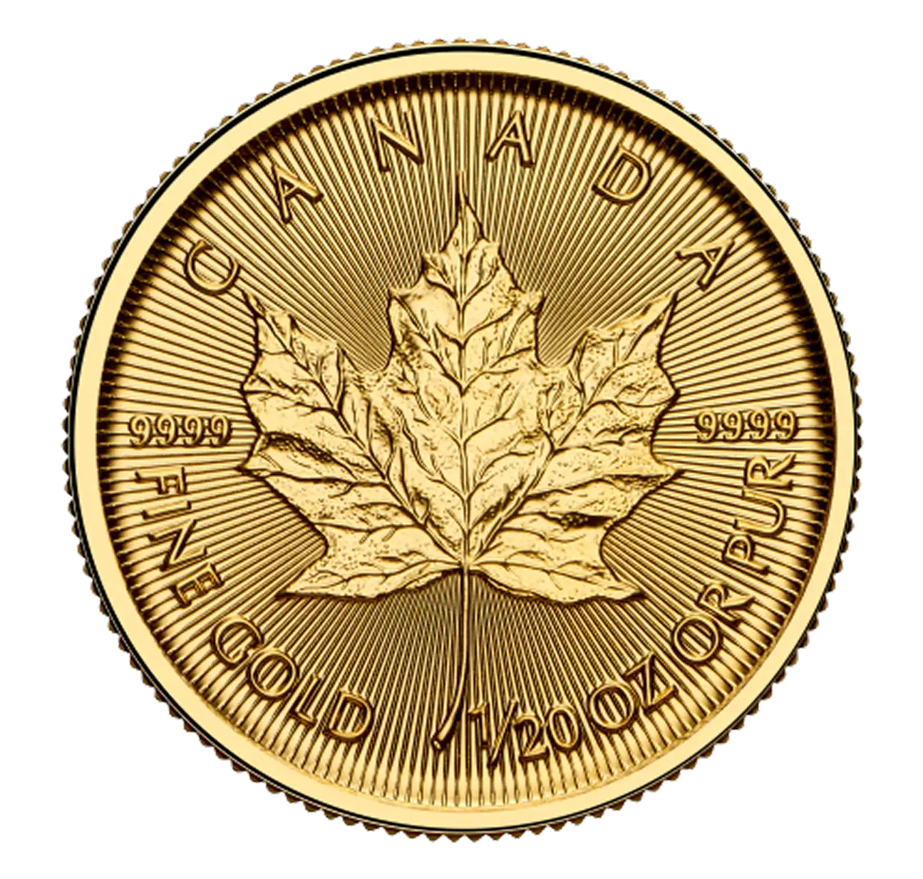 Ca nadian Maple Leaf 1/20oz Gold Coin 2025 main