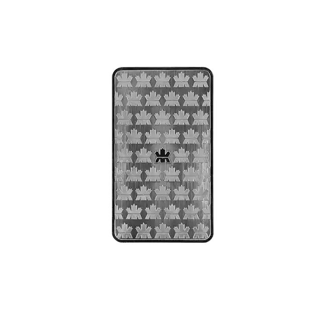Royal Canadian Mint 10oz Silver Minted Bar back