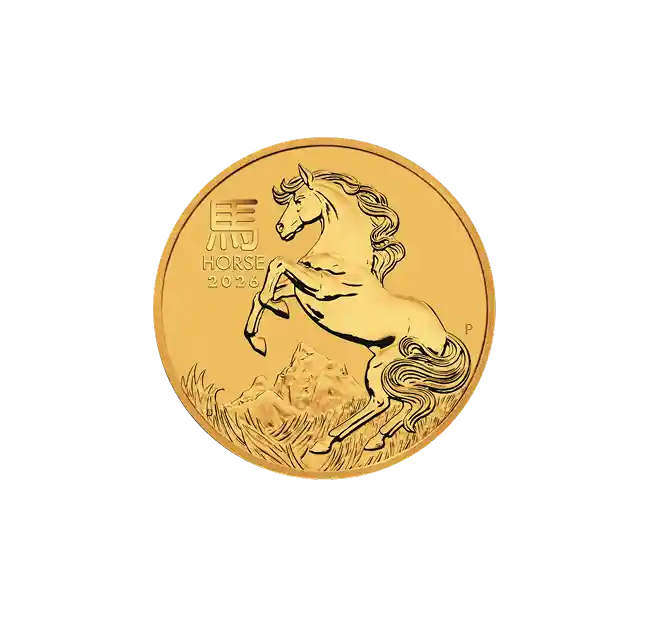 Gold Australian Lunar Series III 2026 Year of the Horse