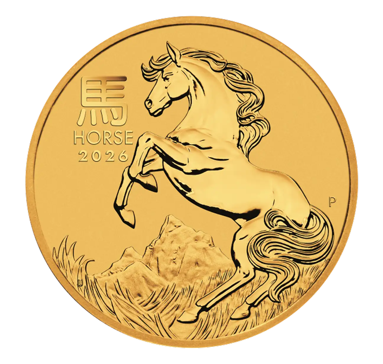 Gold Australian Lunar Series III 2026 Year of the Horse