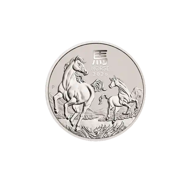 Silver Australian Lunar Series III 2026 Year of the Horse