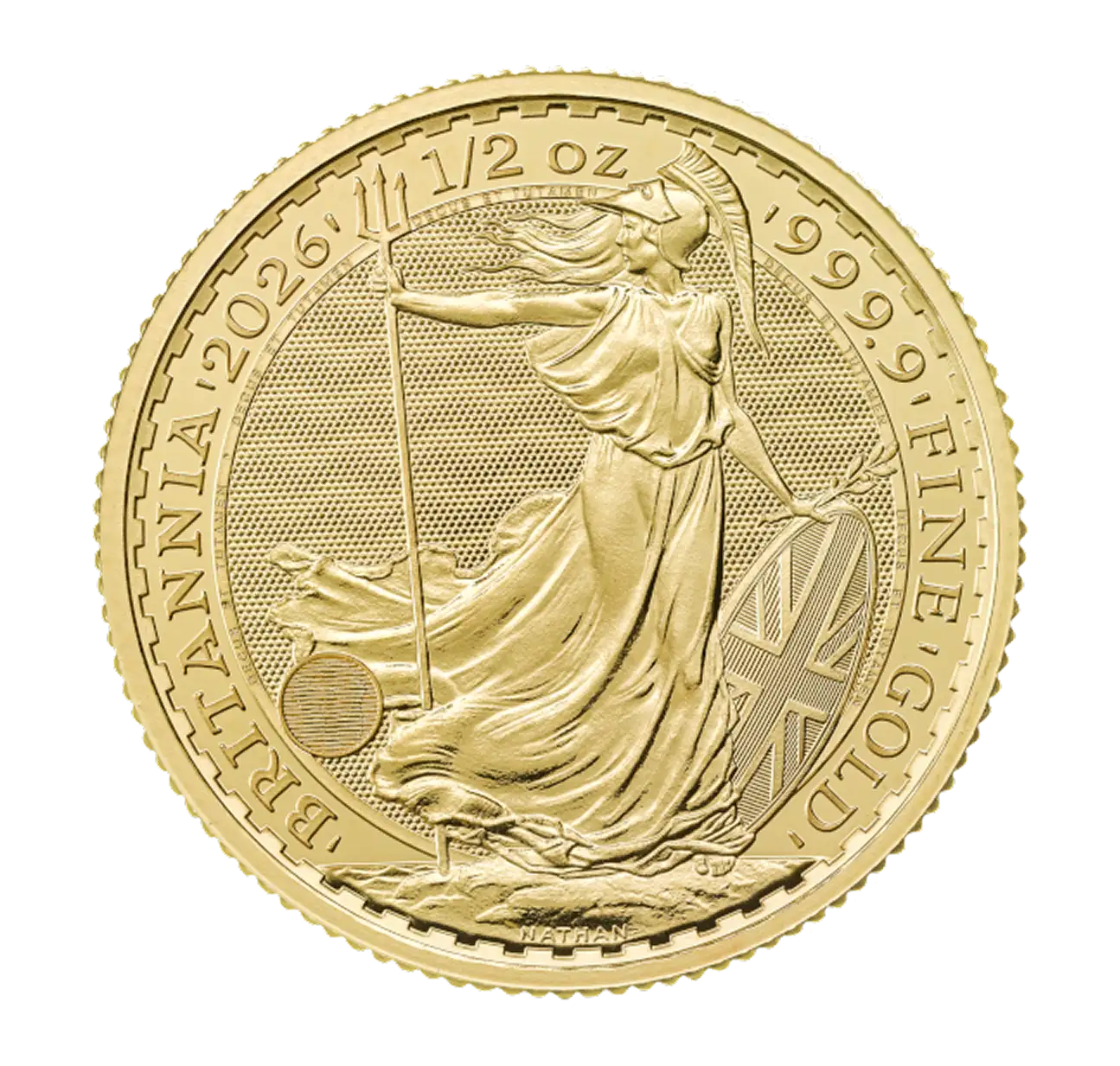1/2oz Gold Britannia Coin 2026 M
