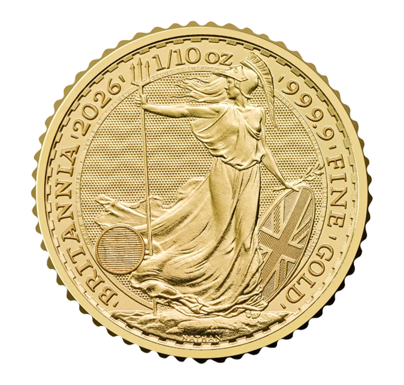 1/10oz Gold Britannia Coin 2026 m