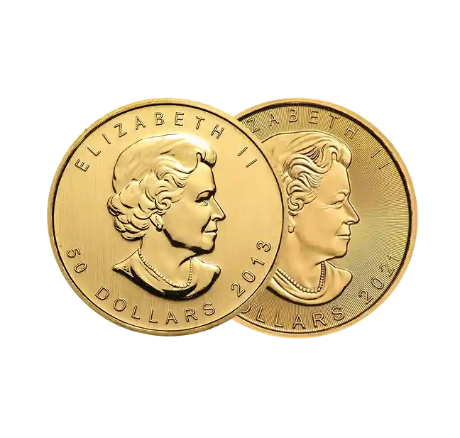 Canadian Maple 1oz Gold Coin back