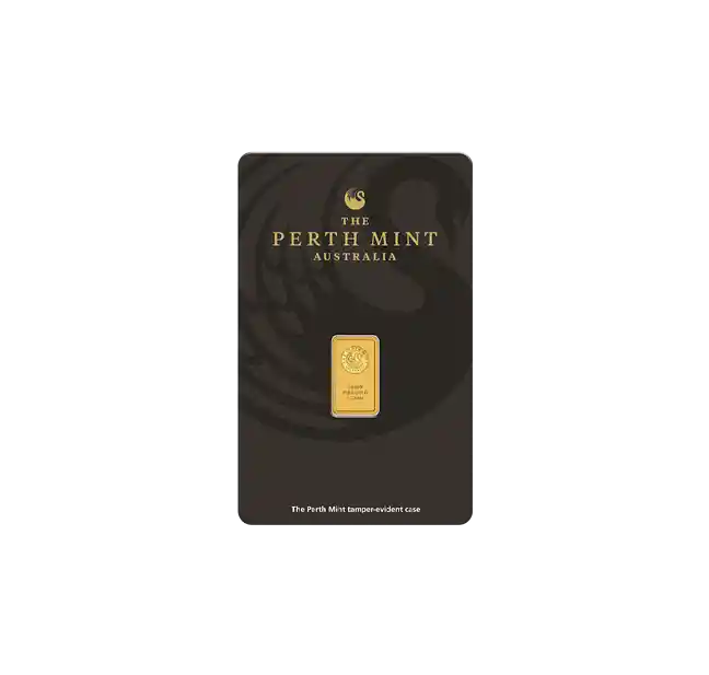 Perth Mint Minted Bar in Assay Certificate