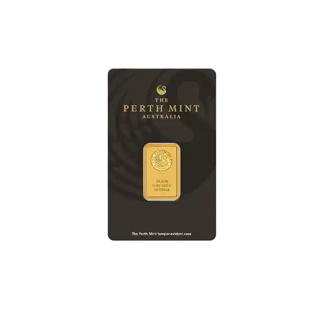Perth Mint Minted Bar in Assay Certificate