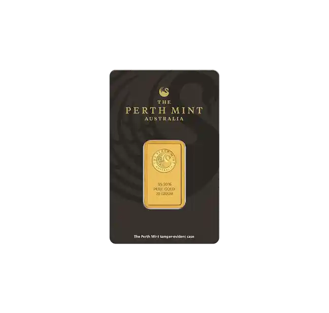 Perth Mint Minted Bar in Assay Certificate