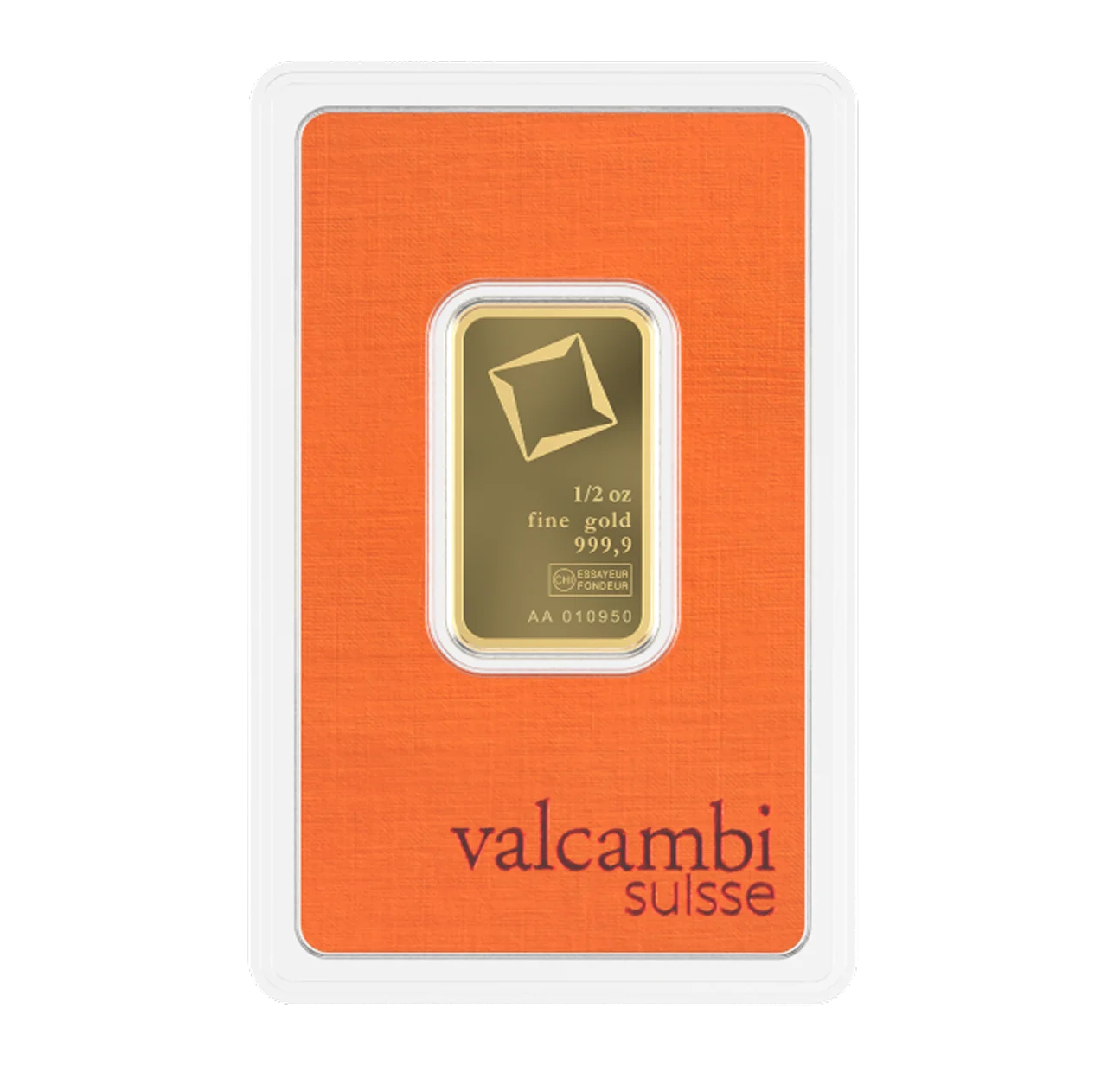 Valcambi Gold 1/2oz Minted Bar m