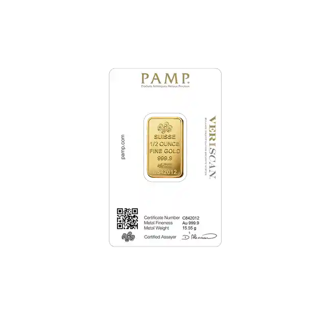 Pamp Fortuna 1/2oz Gold Minted bk