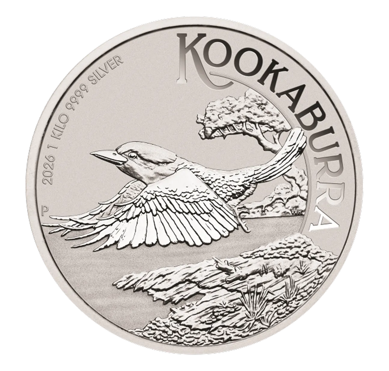 Australian Kookaburra 1kg Silver Coin 2026 m
