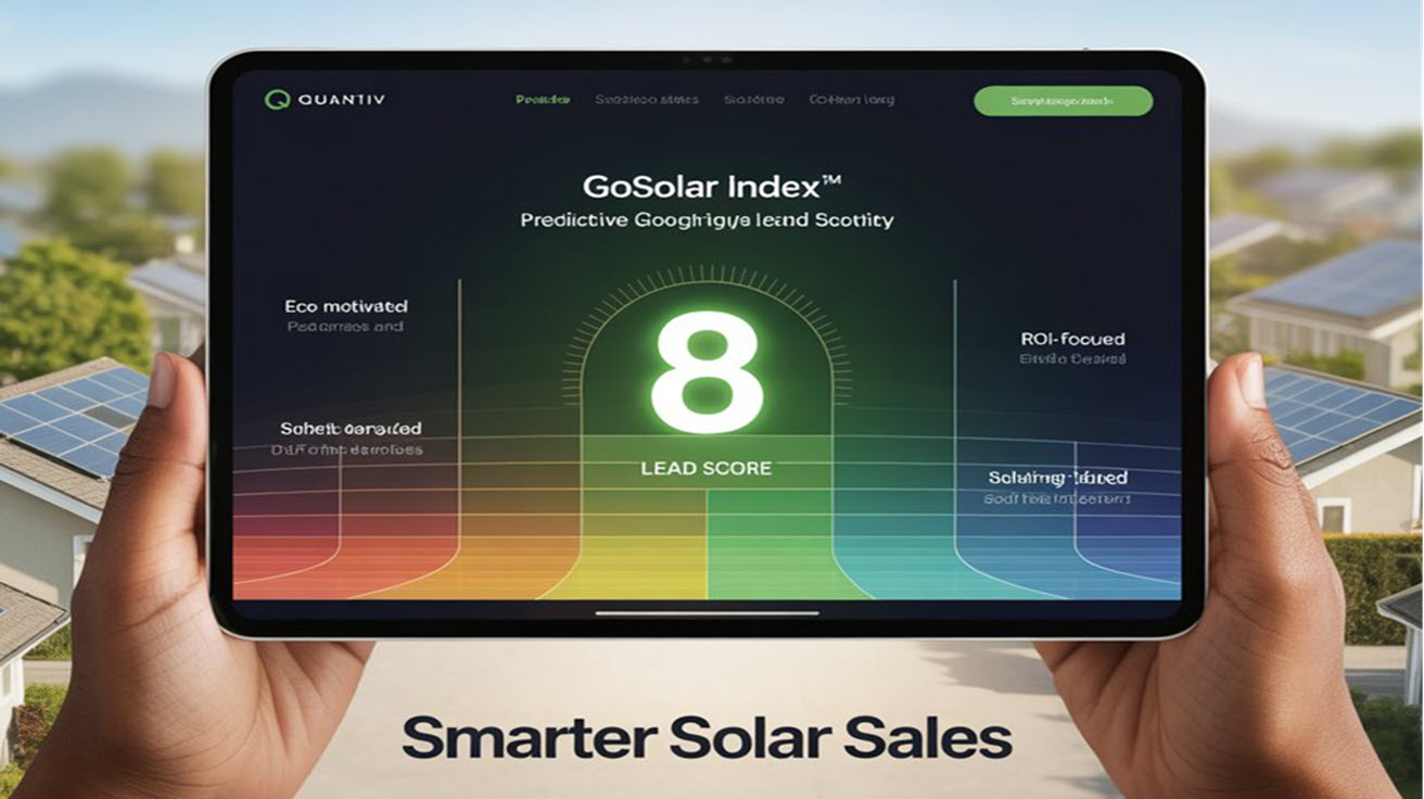 Tipping the Scales in Solar Sales: How GoSolar Index™ Helps You Close More, Faster