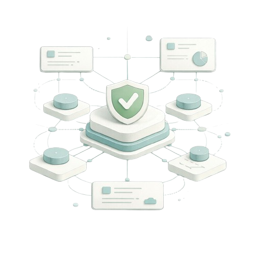 Managing interconnected AI apps with dashboards and continuous governance monitoring