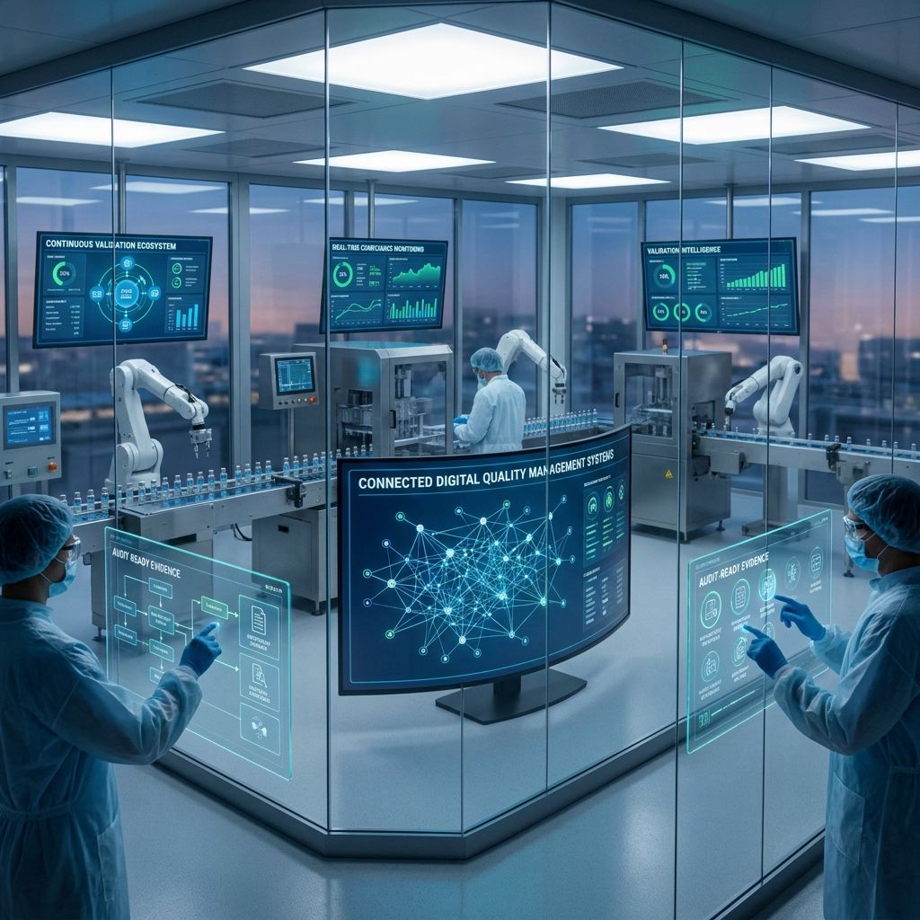 Continuous validation, AI governance, and audit-ready compliance in GxP manufacturing operations