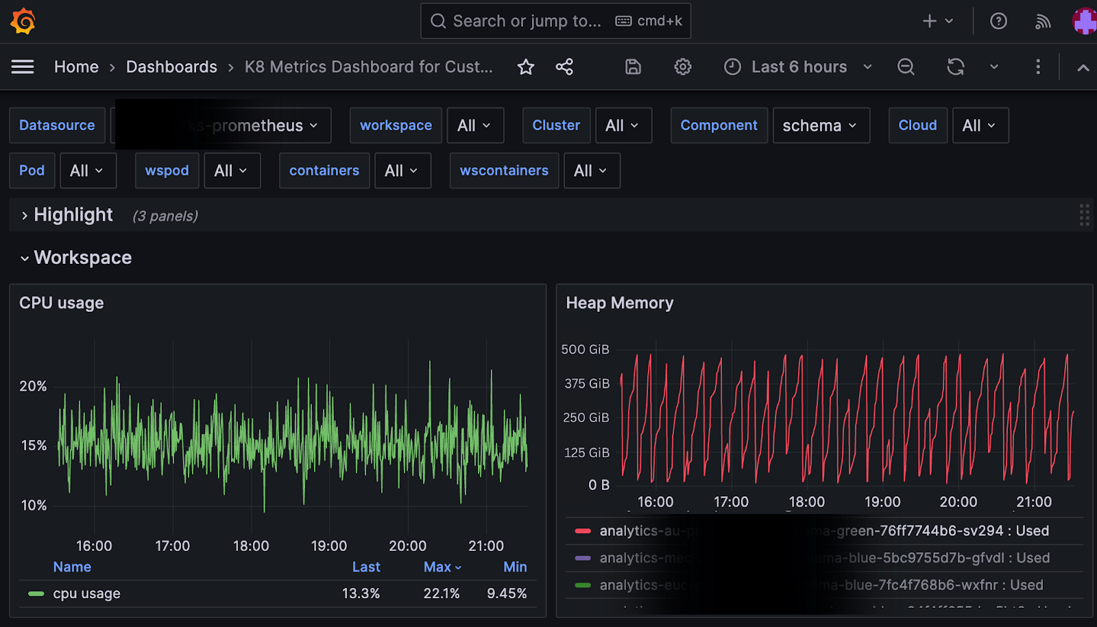 An image showing how massive amounts of metadata crashes the job