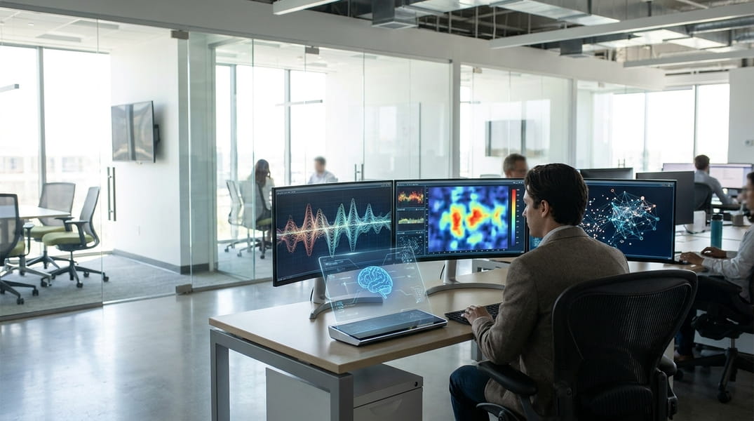 AI analyzing sales