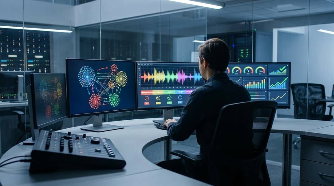 AI analyzing sales conversations