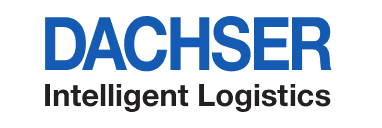 The logo for dachser intelligent logistics.