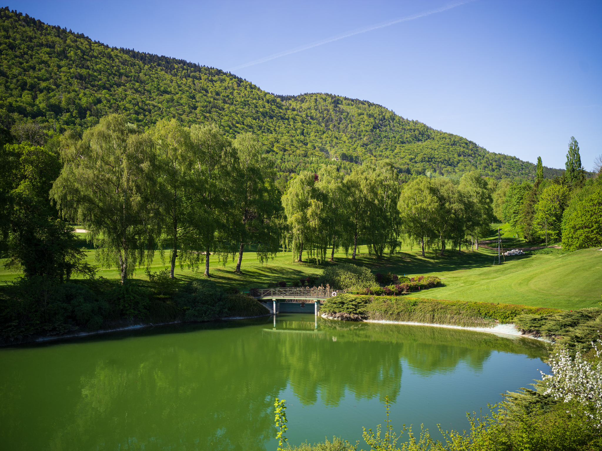 An idyllic natural landscape in Switzerland, a prime location for total immersion with the SNUUG ephemeral and sustainable hospitality concept.