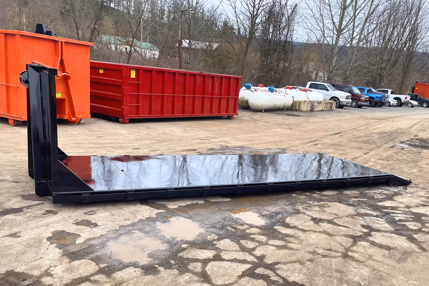 Flatbed roll of with hook option