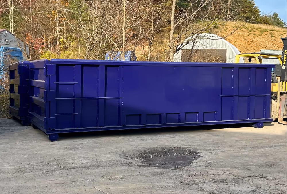 Roll-off container manufactured by Stone Valley Container