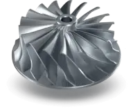 A large metal object on a transparent background.