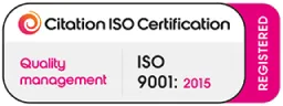 Citation ISO 9001: 2025-certified UK manufacturer.