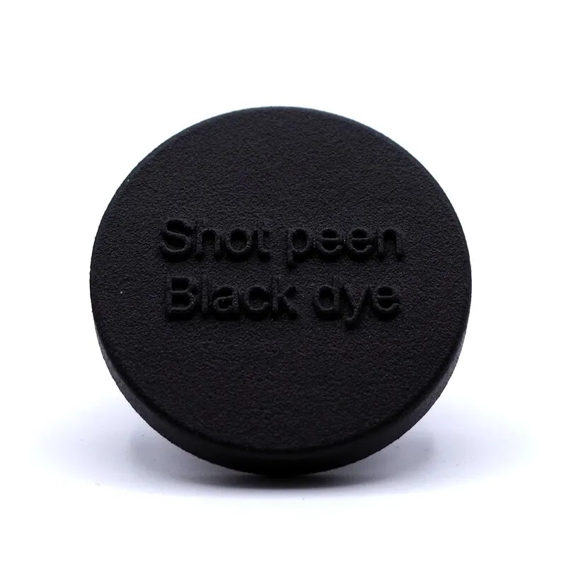 Shot Peen Black sample.