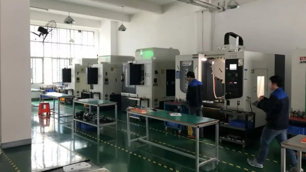 machines in a room