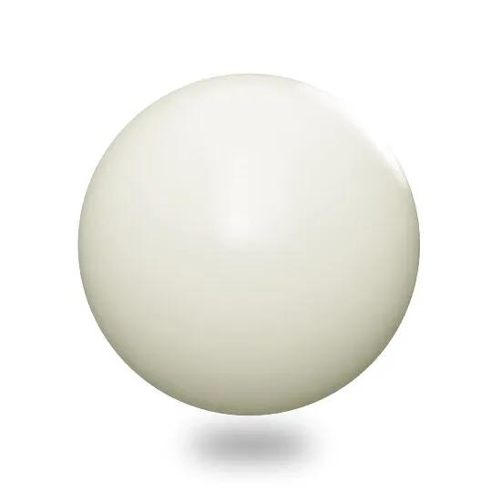 A white ball on a white background