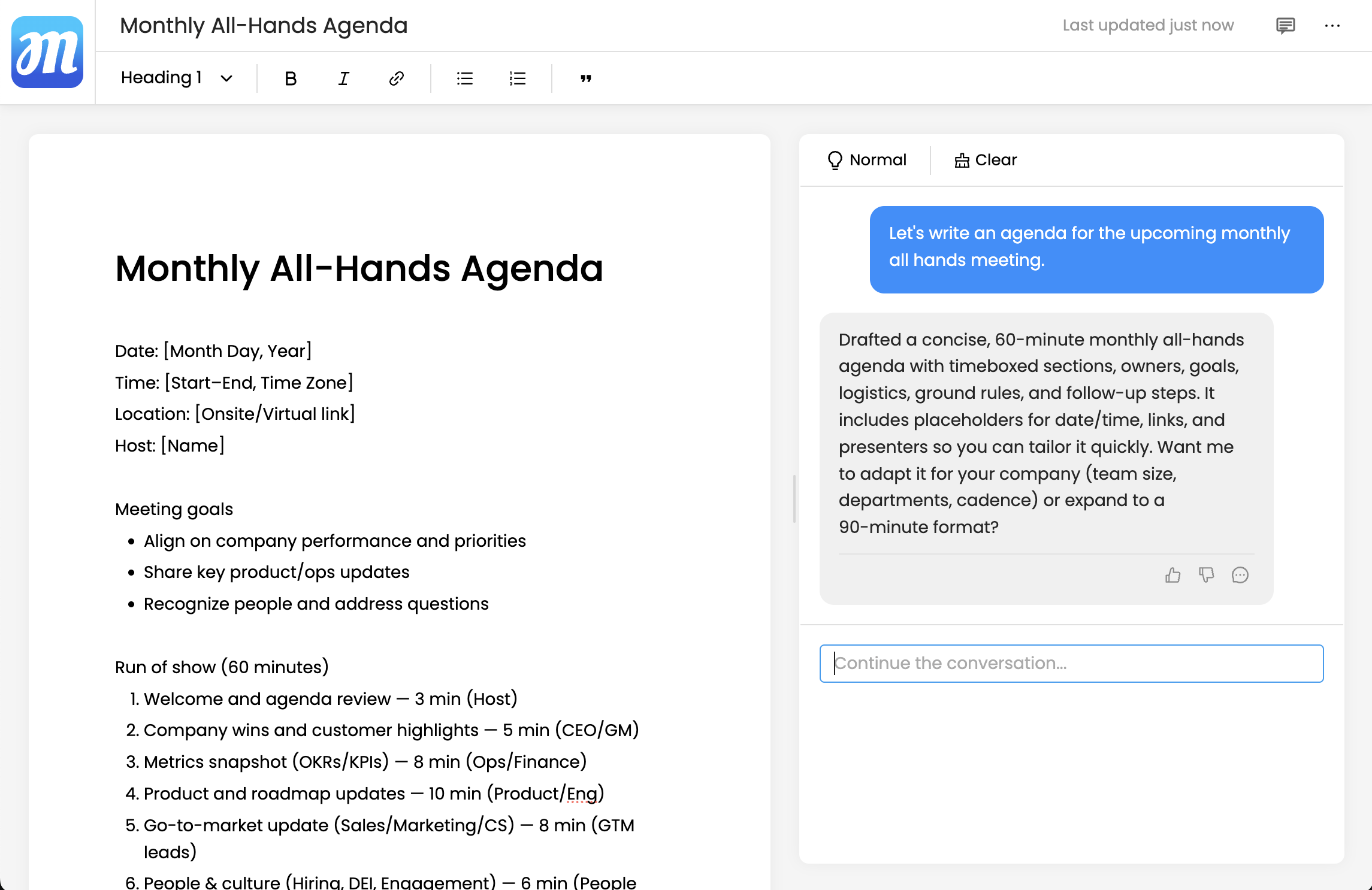 Mavis usage instructions in Slack