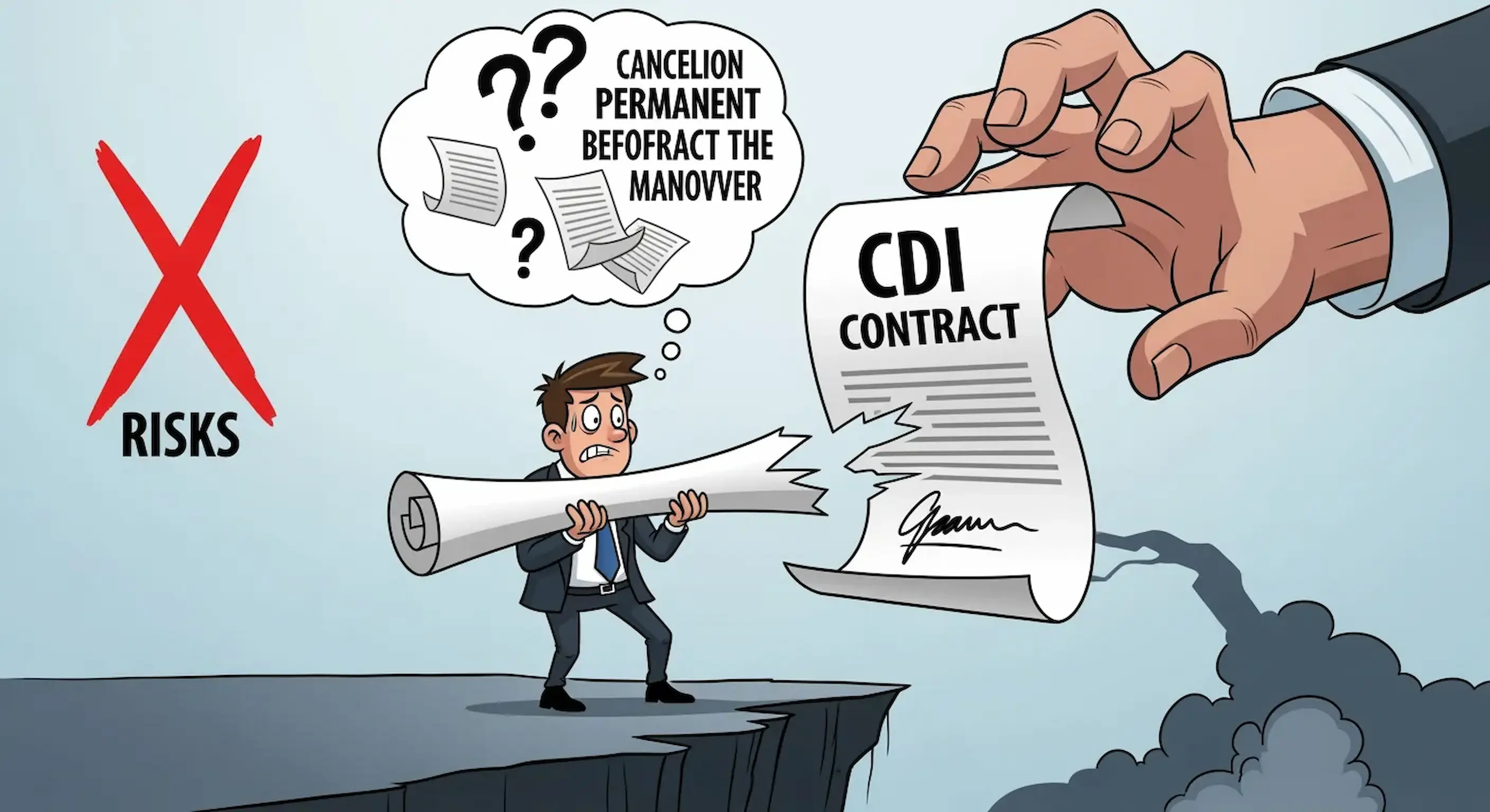 Annuler un CDI signé avant le début du contrat : risques et marges de manœuvre