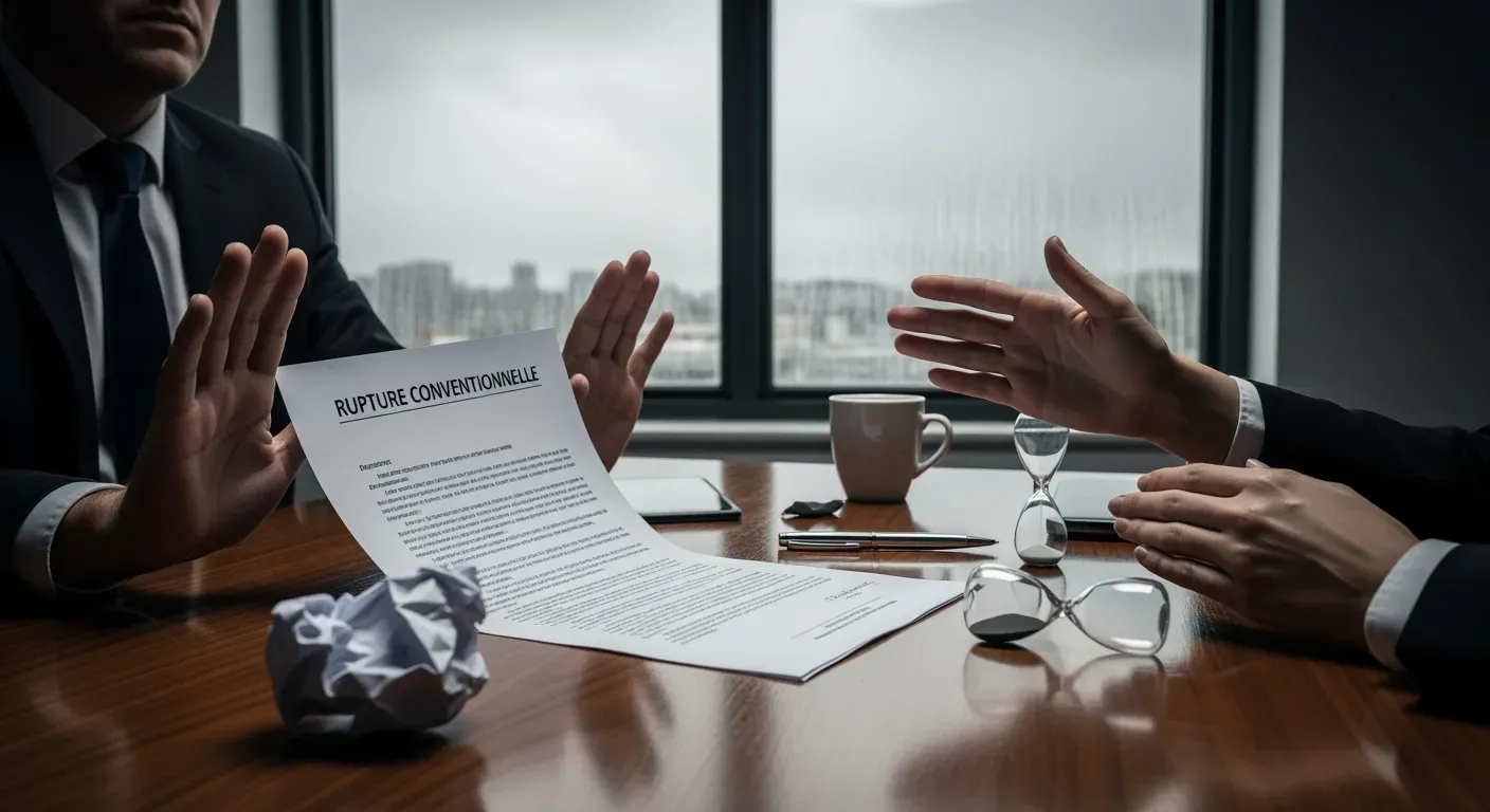 Rupture conventionnelle refusée par l’employeur : alternatives et recours